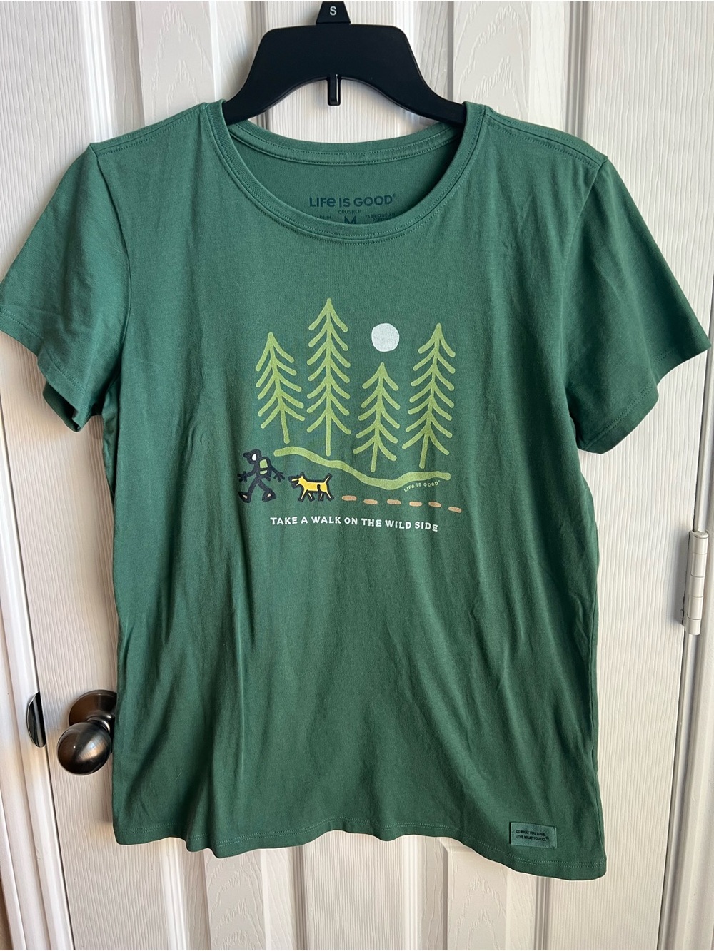 Life Is Good Hiking tee - Take A Walk On The Wild Side